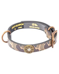Zeppelin Products Leather Dog Collar with Concho