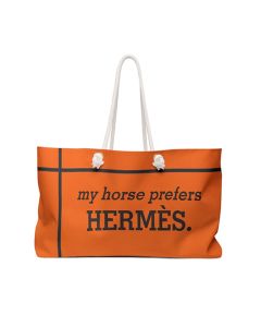 Equine & Design Weekender Bag with Rope Handle