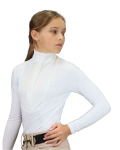 Kismet Girls/Junior Elenoire Solid Color Long Sleeve Show Shirt