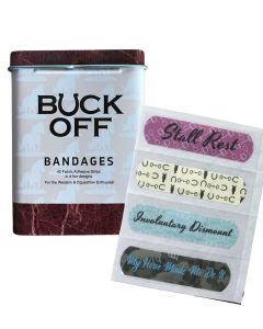 Westrian Buck Off Horse Themed Bandages Tin - 40 Pack