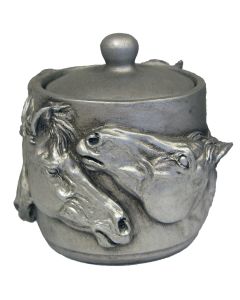 Intrepid Pot with Lid Sculpture