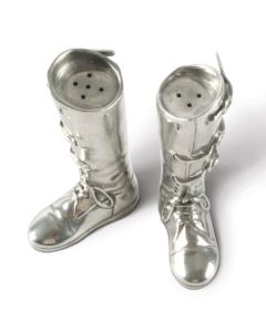 Pewter Riding Boots Salt & Pepper Set