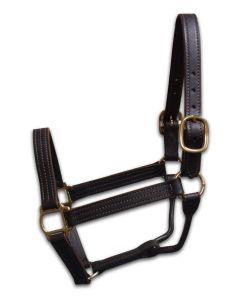 Triple Stitched Latigo Leather Halter