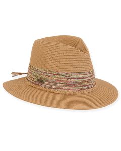 Sun N Sand Paperbraid Famu Fedora Hat
