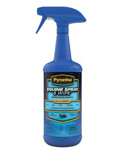 Pyranha Equine Spray & Wipe Insect/Fly Spray (32oz)