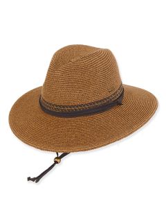 Sun N Sand Men's Paper Braid Safari Hat