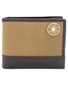 Zeppelin Products Passcase Canvas & Leather Wallet