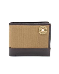 Zeppelin Products Passcase Canvas & Leather Wallet