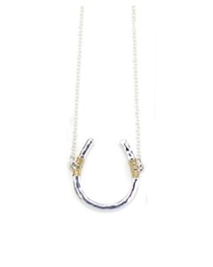 WYO Wire Wrapped Horseshoe Necklace