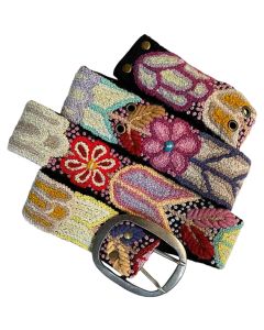 Jenny Krauss Ladies Embroidered Wool Belt