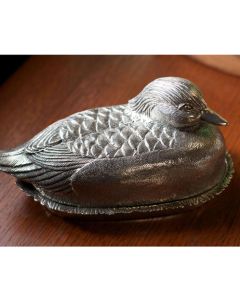 Vagabond Pewter Duck Butter Dish