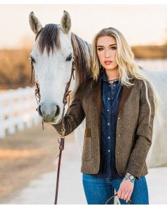 Madison Creek Ladies Katmai Herringbone Wool Blazer