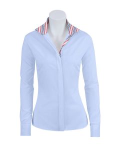 RJ Classics Ladies Prix Riding Shirt with Assorted Striped Collar