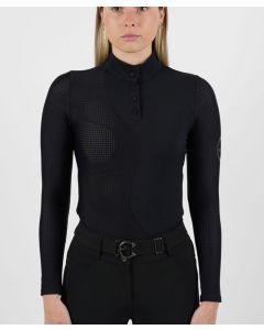Equestrian Club Lenna Blaq Ladies Long Sleeve Training Shirt