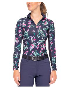 Kastel Denmark Ladies Long Sleeve 1/4 Zip Sun Shirt