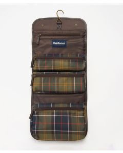 Barbour Tartan Hanging Washbag