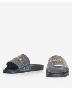 Barbour Tartan Mens Sliders