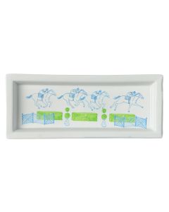 Maizie Clarke Ceramic Tray with Equine Designs (9"x3")