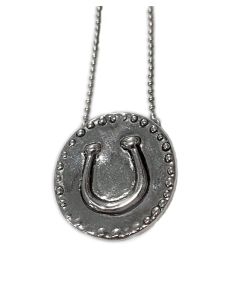 Michel McNabb Round Horseshoe Pendant