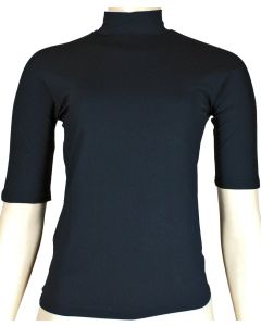 Tailored Sportsman Ladies Mock Neck Short Sleeve Sun Shirt