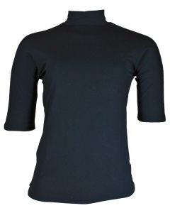 Tailored Sportsman Ladies Mock Neck Short Sleeve Sun Shirt