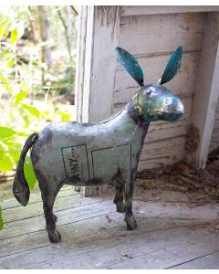 Kalalou Recycled Metal Donkey