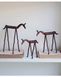 Kalalou Iron Horses - Set of 3