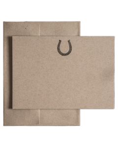 Flat Note Card Set With Design - Set of 8 Cards & Envelopes