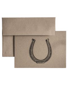 Single Folded Note Card With Design