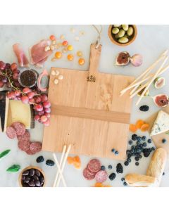 Square Pine Charcuterie Board