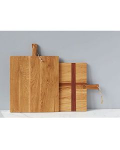 etuHOME Rectangle Oak Charcuterie Board, Medium