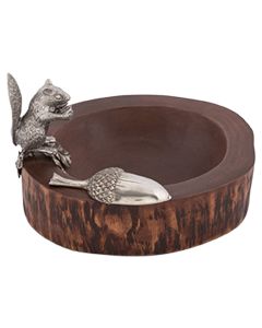 Vagabond House Squirrel Nut Bowl with Scoop