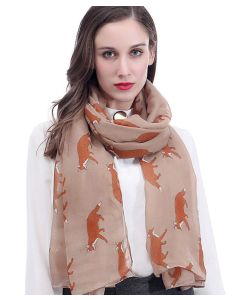 LA Soul Mr. Fox Print Scarf