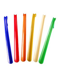 18" Plastic Shoe Horn with Hook Grip - Assorted Colors