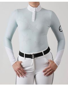 Equestrian Club Star Ladies Long Sleeve Show Shirt