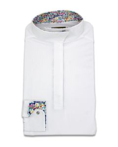 Essex Girls Long Sleeve Talent Yarn Show Shirt w/ Wrap Collar