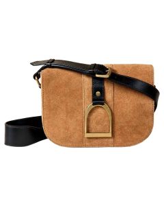 Calloway Signature Stirrup Riding Crossbody Luxury Leather Handbag