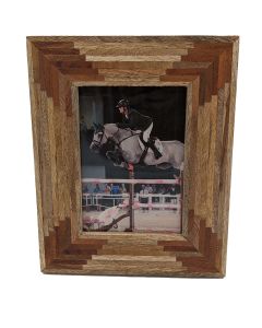 Two's Company Aztec Natural 5" X 7" Photo Frame