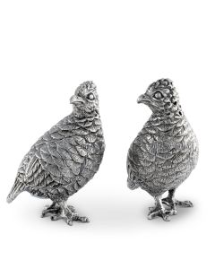 Vagabond House Standing Quails Salt & Peper Shakers