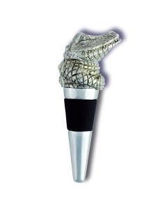 Vagabond House Pewter Alligator Bottle Stopper