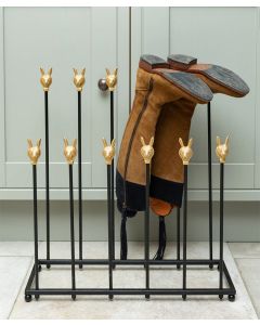 Brass Bee Welly Boot Stand