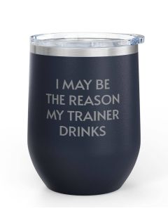 Unsustainable Apparel Stainless Steel Wine Tumbler (12oz)