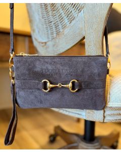 Tucker Tweed Wellington Wristlet (Suede Edition)