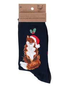 Wrendale Designs Festive Fox Socks