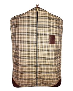 Baker Garment Bag w/ Leather Trim